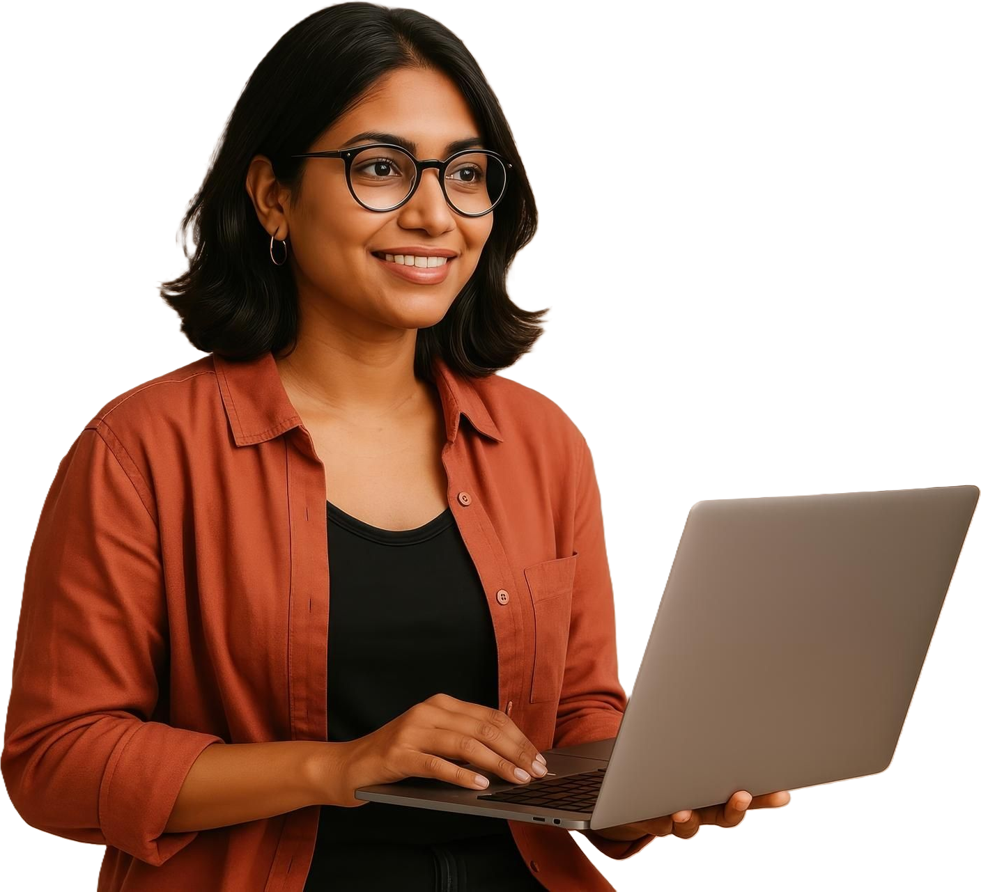 ITTI consultant with a laptop