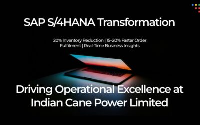 SAP S/4HANA transformation at Indian Cane Power Limited