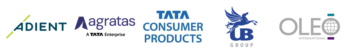 Adient, Agratas, Tata Consumer Products, UB Group, Oleo International