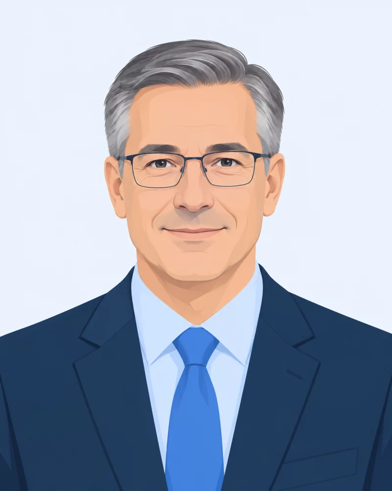 Illustrated portrait placeholder for Mr. Lalit Sawhney